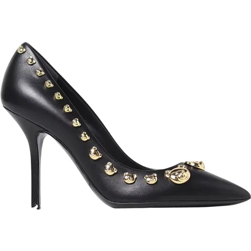 Elevate Your Style with Tacco Heels , female, Sizes: 4 UK, 3 UK, 6 UK, 4 1/2 UK - Moschino - Modalova