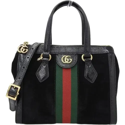 Pre-owned Suede Gucci Ophidia , female, Sizes: ONE SIZE - Gucci Vintage - Modalova