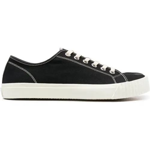 Tabi Leather Sneakers , male, Sizes: 8 1/2 UK - Maison Margiela - Modalova