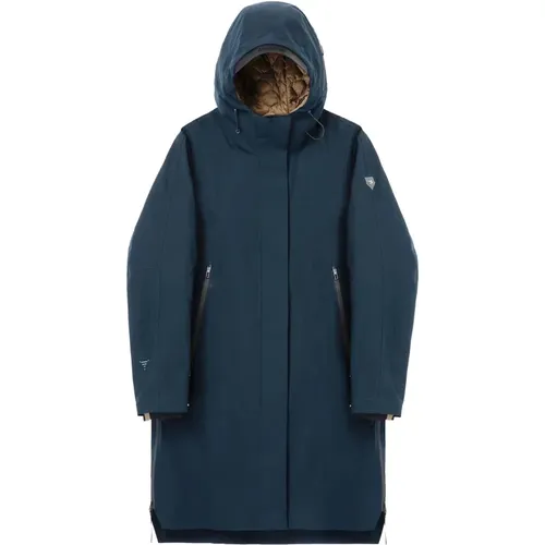 Blaue Parka , Damen, Größe: L - Krakatau - Modalova