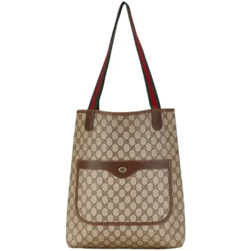 Pre-owned Leder Schultertasche , Damen, Größe: ONE Size - Gucci Vintage - Modalova