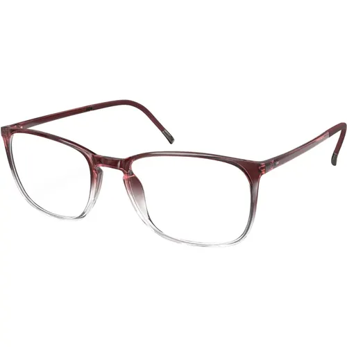 Burgundy Eyewear Frames SPX Illusion , female, Sizes: 53 MM - Silhouette - Modalova