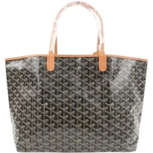 Stylish Vintage Canvas Tote Bag , female, Sizes: ONE SIZE - Goyard Vintage - Modalova