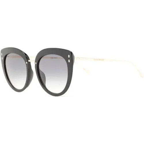 Schwarze Sonnenbrille mit Original-Etui - Isabel marant - Modalova