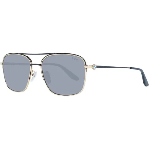 Goldene Herren Aviator Sonnenbrille - BMW - Modalova