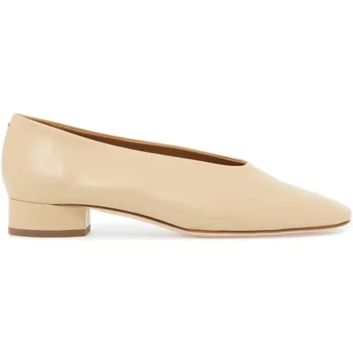 Elegante Lederschuhe , Damen, Größe: 41 EU - aeyde - Modalova