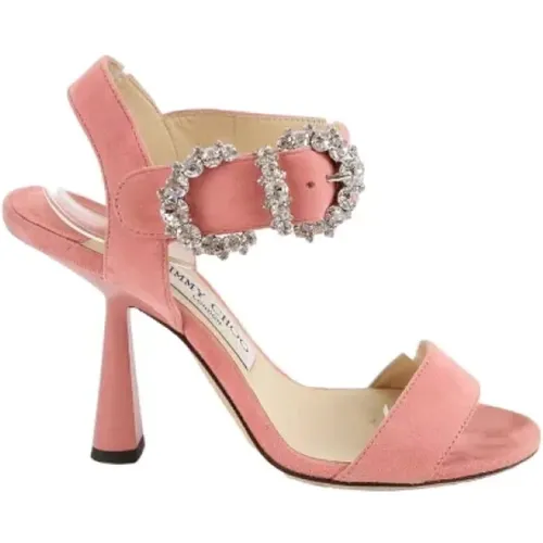 Pre-owned Leather heels , female, Sizes: 2 UK - Jimmy Choo Pre-owned - Modalova
