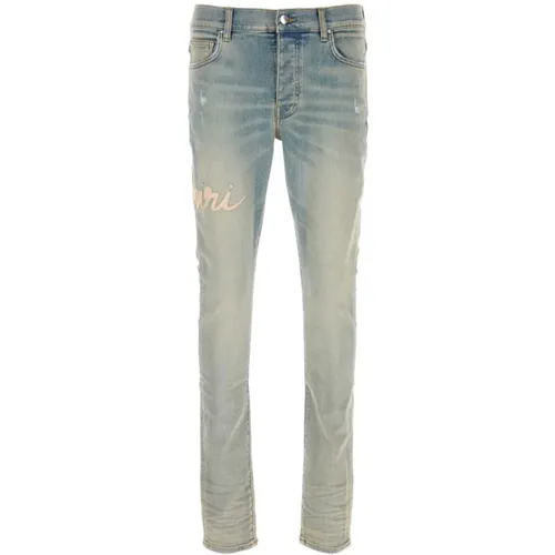 Script Denim Stretch Jeans Amiri - Amiri - Modalova