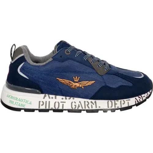 Light Running Sneakers for Men , male, Sizes: 7 UK - aeronautica militare - Modalova