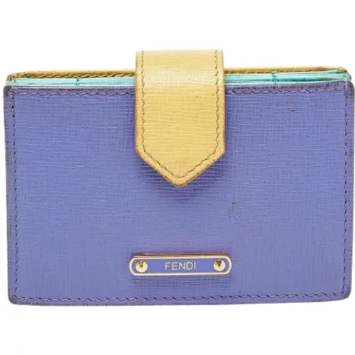 Pre-owned Leather wallets , female, Sizes: ONE SIZE - Fendi Vintage - Modalova