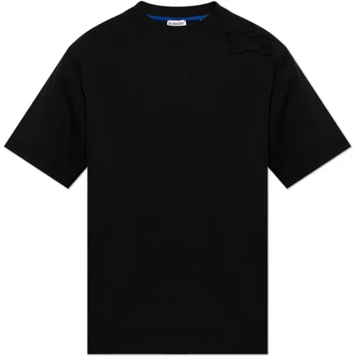 T-Shirt mit Logo , Herren, Größe: L - Burberry - Modalova