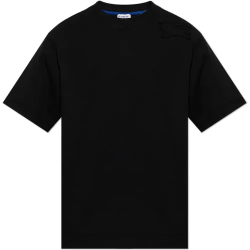 T-Shirt mit Logo , Herren, Größe: S - Burberry - Modalova