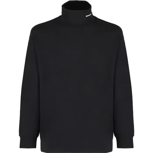 Logo Rollkragen Langarmshirt , Herren, Größe: XL - Emporio Armani - Modalova