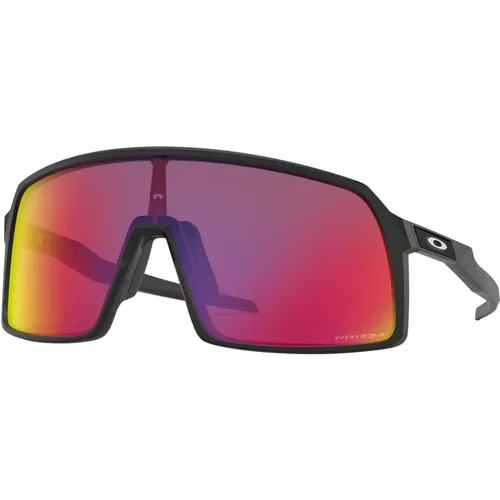 Matte Sonnenbrillen with Prizm Road , Herren, Größe: 37 MM - Oakley - Modalova