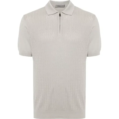 Casual Polo Shirt Cotton , Herren, Größe: 4XL - Corneliani - Modalova