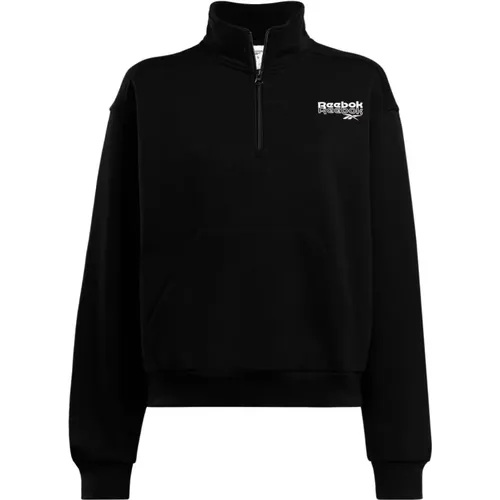 Quarter Zip Pullover Sweatshirt - Reebok - Modalova