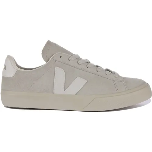 Suede Low Top Trainers Natural Men , male, Sizes: 10 UK, 9 UK - Veja - Modalova