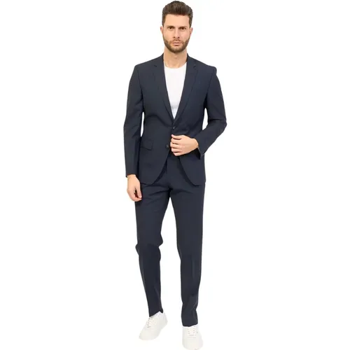 Modernes Blaues Zweiteiliges Anzug , Herren, Größe: L - Hugo Boss - Modalova