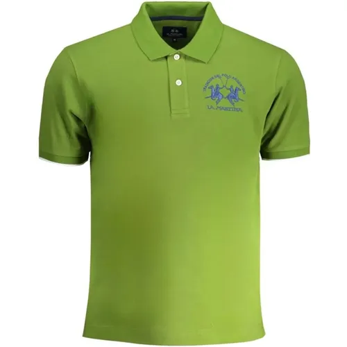 Cotton Polo Shirt with Contrast Details , male, Sizes: 2XL, M - LA MARTINA - Modalova