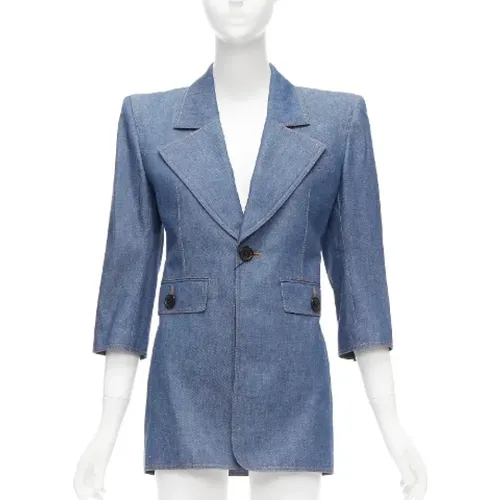 Pre-owned Cotton outerwear , female, Sizes: XS - Yves Saint Laurent Vintage - Modalova