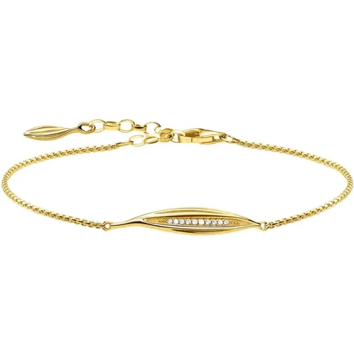 Armband Blatt gold A1935-414-14-L19V - Thomas Sabo - Modalova