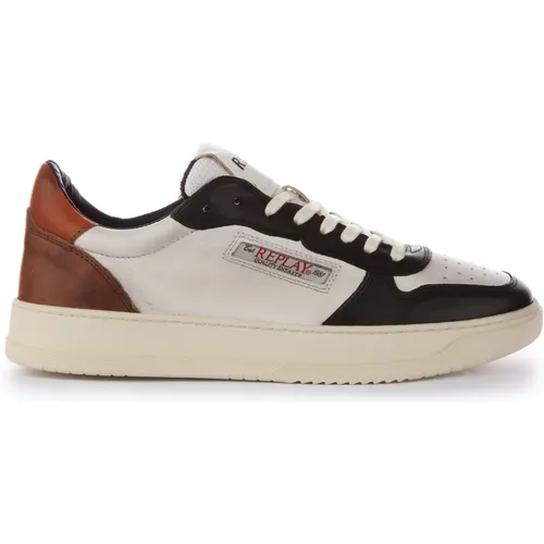 Premium Retro Mix Trainers , male, Sizes: 10 UK, 8 UK, 11 UK - Replay - Modalova