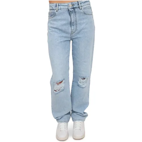 Wide Jeans , female, Sizes: W26 - pinko - Modalova