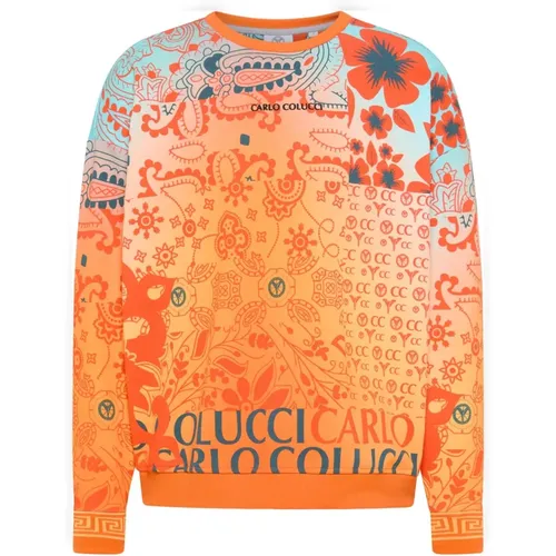 Bandana Oversize Sweatshirt De Chirico - carlo colucci - Modalova