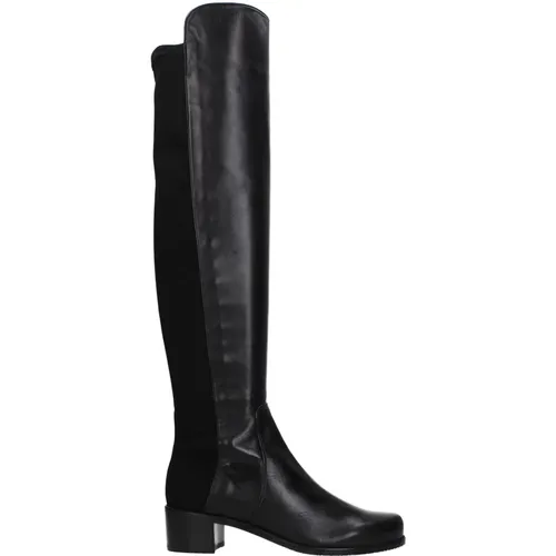 Reserved Leather Knee-High Boots , female, Sizes: 3 UK - Stuart Weitzman - Modalova