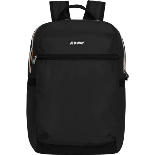 Pure Nylon Backpack , male, Sizes: ONE SIZE - K-way - Modalova