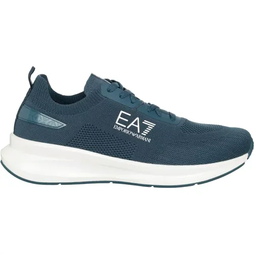 Sneakers , male, Sizes: 8 1/2 UK - Emporio Armani EA7 - Modalova