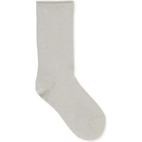 Ivory Unterwäsche Socken mit Lurex , Damen, Größe: M - BRUNELLO CUCINELLI - Modalova