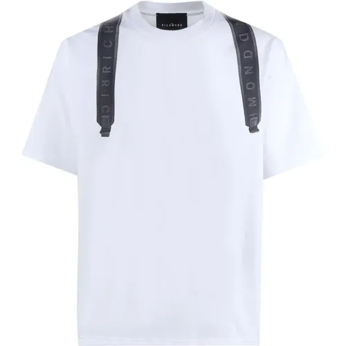 Weiße T-Shirts und Polos mit 98% Baumwolle , Herren, Größe: XL - John Richmond - Modalova