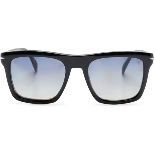 Schwarze Sonnenbrille mit Zubehör - Eyewear by David Beckham - Modalova