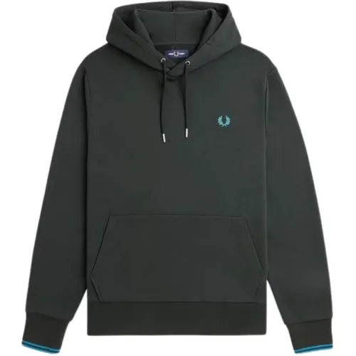 Tipped Hooded Sweatshirt , male, Sizes: XL, XS, S, L - Fred Perry - Modalova