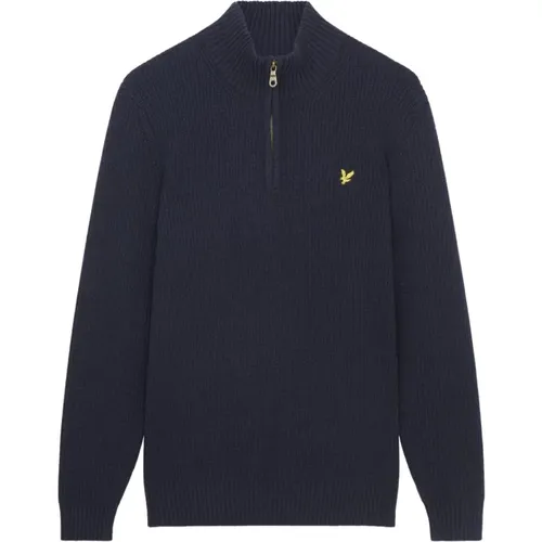 Gerippter Quarter Zip Pullover - Lyle & Scott - Modalova