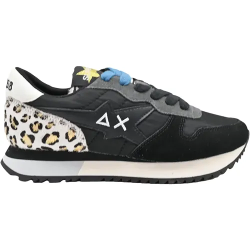 Animalier Sneakers in , male, Sizes: 4 UK - Sun68 - Modalova