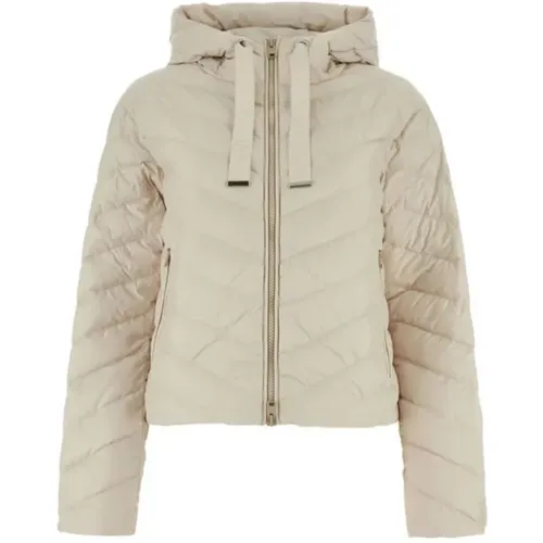Chevron Hooded Jacket , female, Sizes: L - Woolrich - Modalova