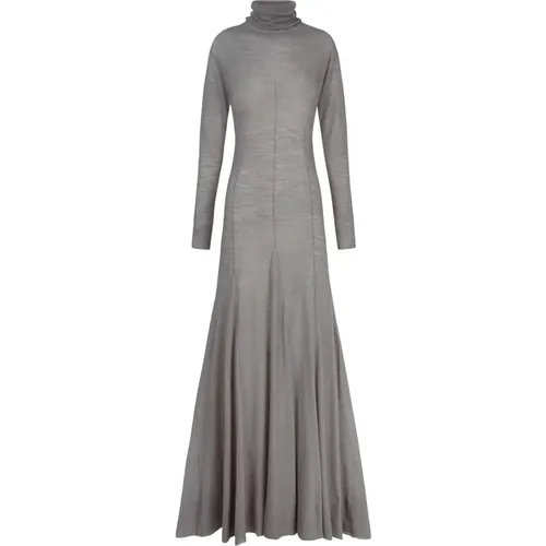 Jenna Wool Dress in Grey , female, Sizes: L - Cortana - Modalova