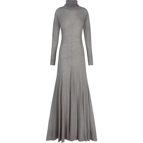 Jenna Wool Dress in Grey , female, Sizes: XL, L - Cortana - Modalova
