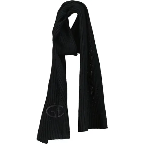 Stylish Rib Knit Scarf , female, Sizes: ONE SIZE - Goldbergh - Modalova