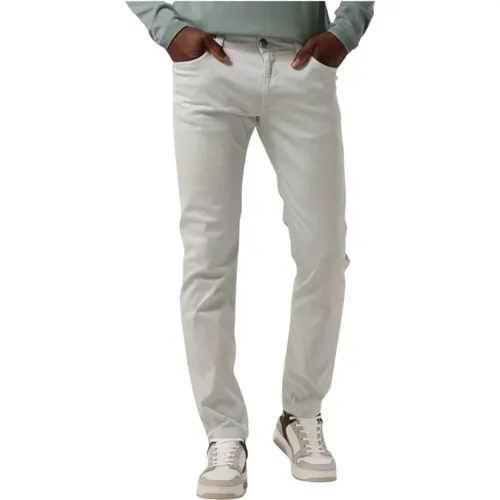 Slim Fit Jeans , Herren, Größe: W35 L32 - Alberto - Modalova