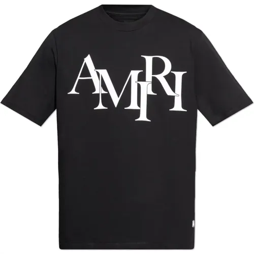 T-Shirt mit bedrucktem Logo , Herren, Größe: 3XL - Amiri - Modalova