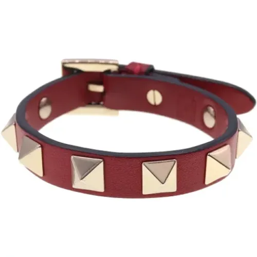 Pre-owned Leather bracelets , female, Sizes: ONE SIZE - Valentino Vintage - Modalova