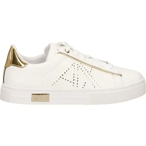 Lace Sneakers Ss22 , female, Sizes: 7 UK - Armani Exchange - Modalova