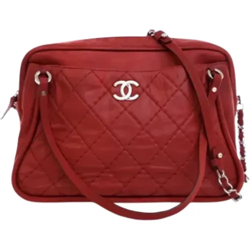 Pre-owned Leather chanel-bags , female, Sizes: ONE SIZE - Chanel Vintage - Modalova