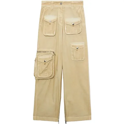 Cargo Pants in Warm Sand , female, Sizes: W26, W29, W30 - Halfboy - Modalova