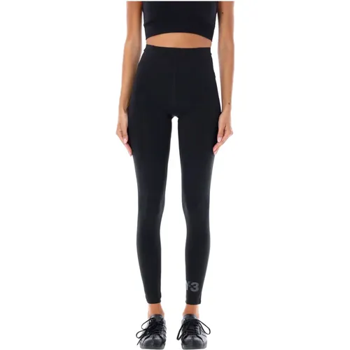 Active Leggings with High Waist , female, Sizes: M, S - Y-3 - Modalova