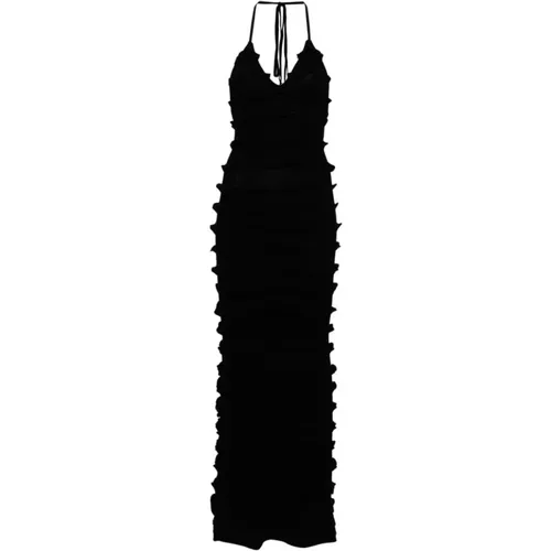 Long Sleeve Knit Dress , female, Sizes: M - Blumarine - Modalova
