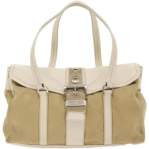 Beige Synthetic Prada Bag , female, Sizes: ONE SIZE - Prada Vintage - Modalova